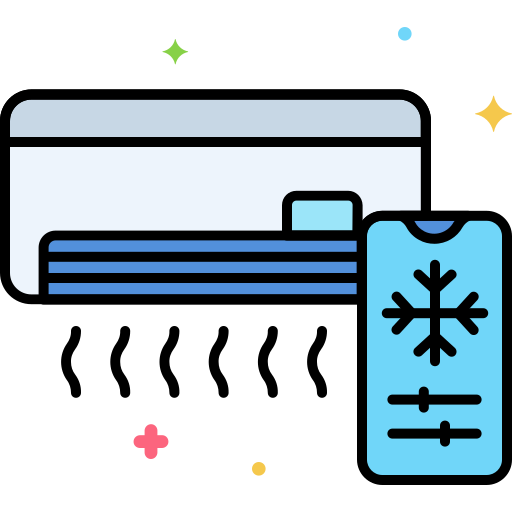 Air conditioning Flaticons Lineal Color icon