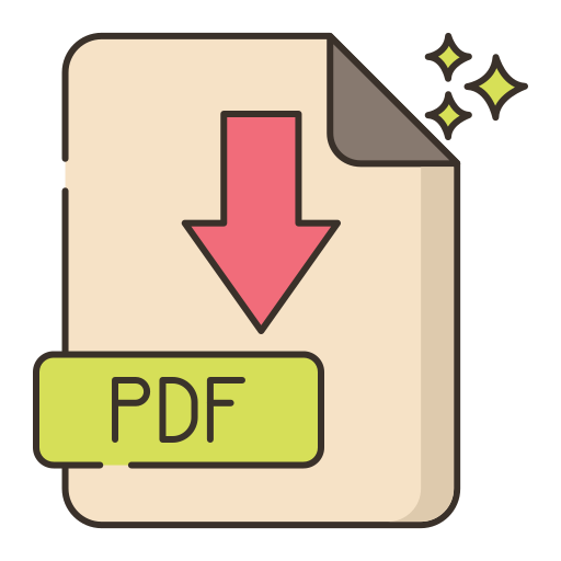 pdf Flaticons Lineal Color icono