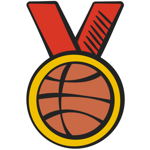 basketball Generic color hand-drawn icon