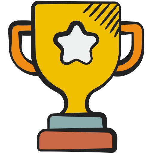trofeo Generic color hand-drawn icono