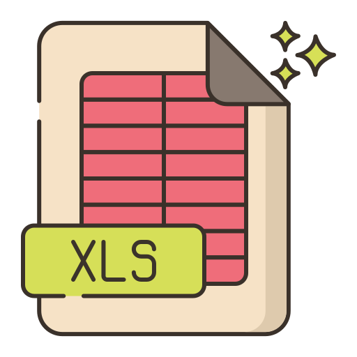 xls Flaticons Lineal Color icon
