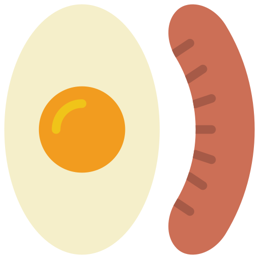 desayuno Basic Miscellany Flat icono