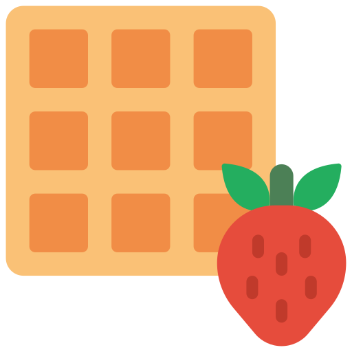 Waffle Basic Miscellany Flat icon