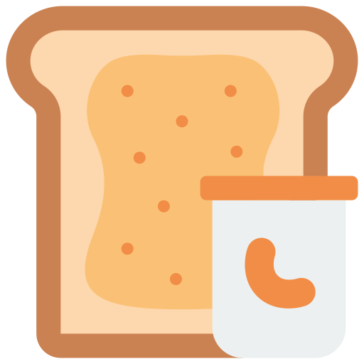 Peanut butter Basic Miscellany Flat icon