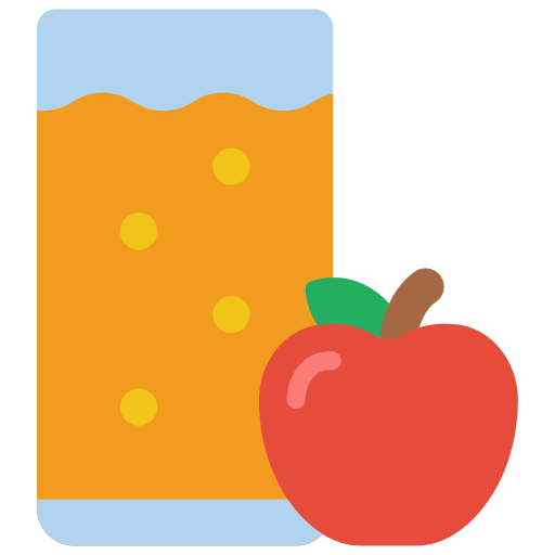 Apple juice Basic Miscellany Flat icon