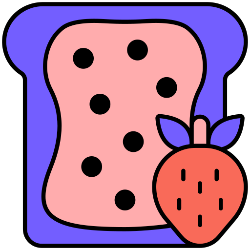 mermelada de fresa Generic Alternative Color icono