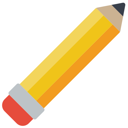 ołówek Basic Miscellany Flat ikona