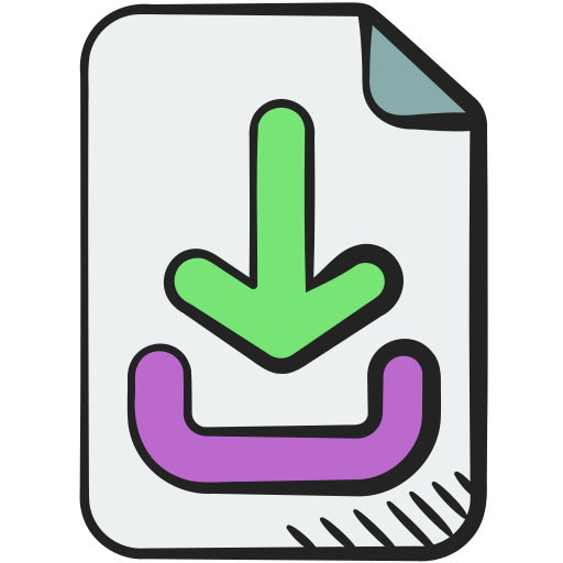 File Generic color hand-drawn icon