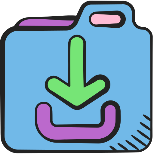 Folder Generic color hand-drawn icon