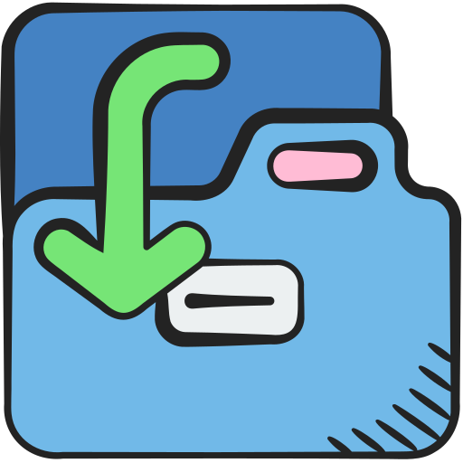 Folder Generic color hand-drawn icon