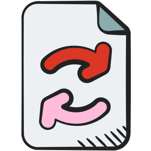 File Generic color hand-drawn icon