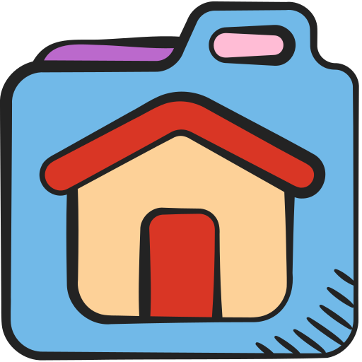 Folder Generic color hand-drawn icon