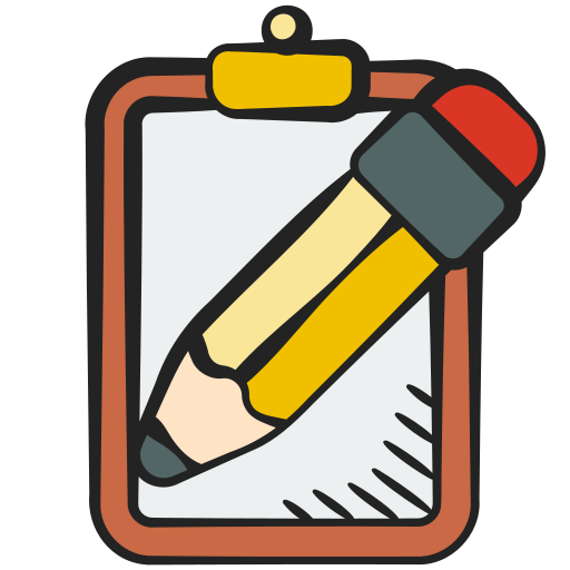 Clipboard Generic color hand-drawn icon