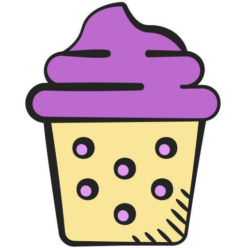cupcake Generic color hand-drawn icon