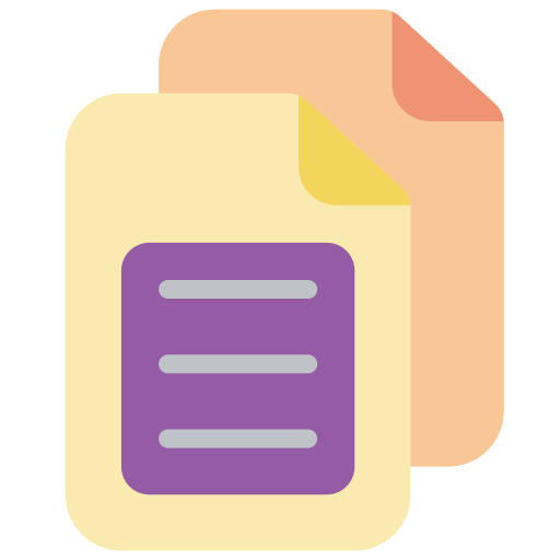 Pages Basic Miscellany Flat icon