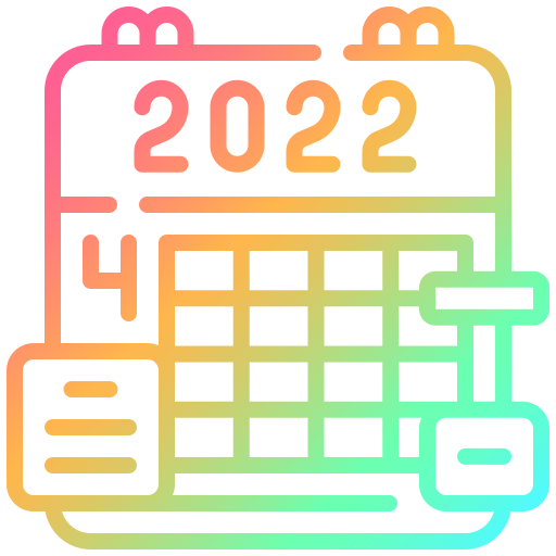 Calendar Generic gradient outline icon