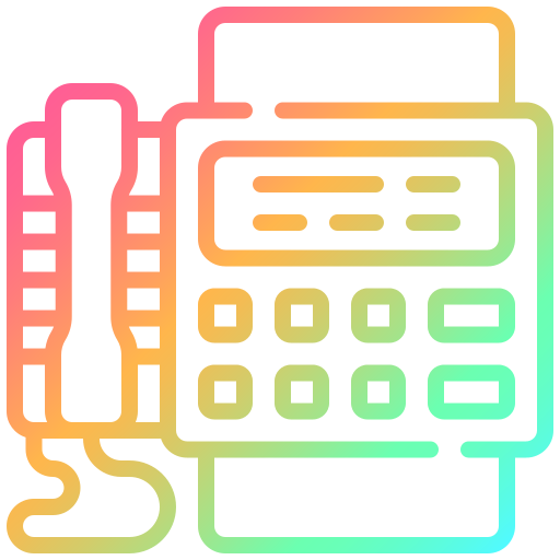 Fax machine Generic gradient outline icon