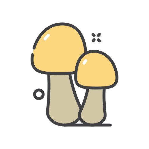 fungo Generic color outline icona