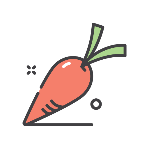 zanahoria Generic color outline icono