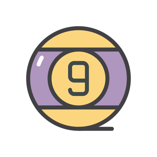 Billiard ball Generic color outline icon