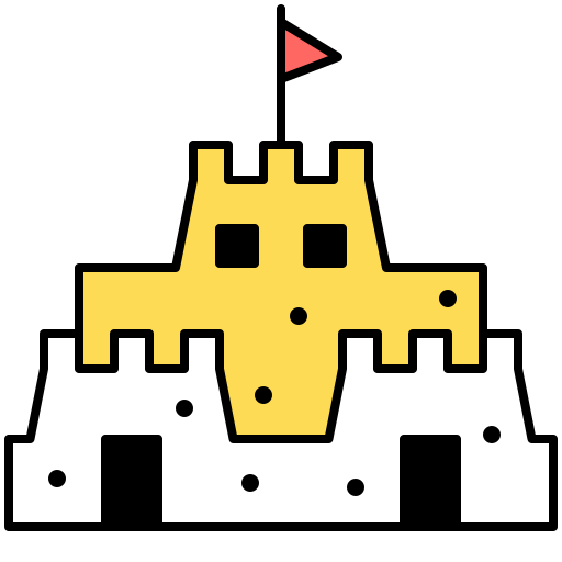 zamek z piasku Generic Alternative Color ikona