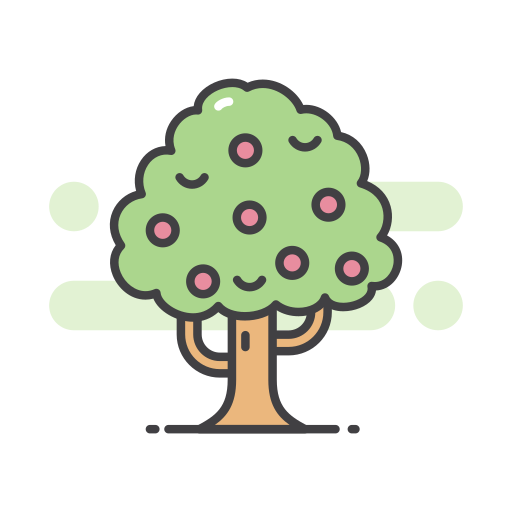 drzewo Generic color outline ikona
