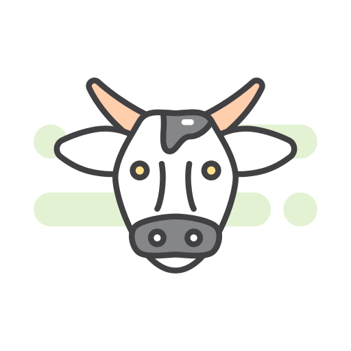 vache Generic color outline Icône