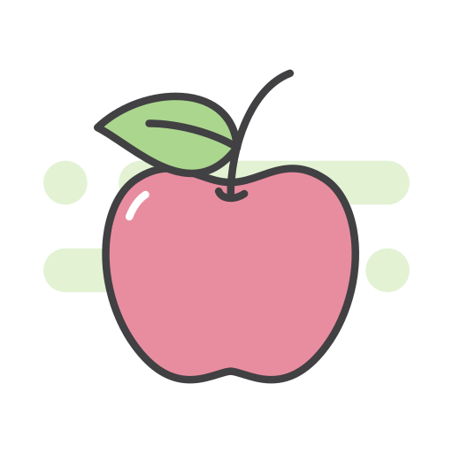pomme Generic color outline Icône