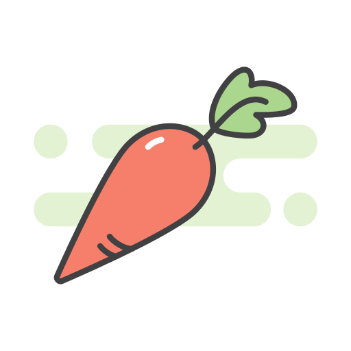 Морковь Generic color outline иконка