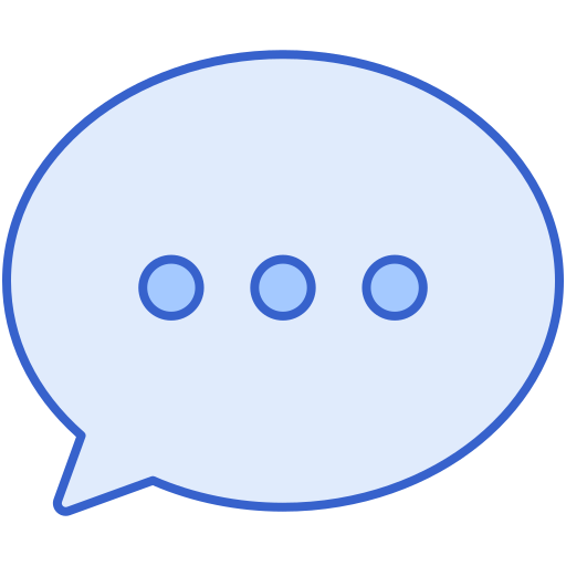 Bubble chat Flaticons Lineal Color icon