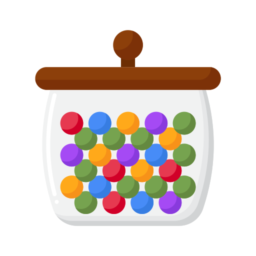 Candy jar Flaticons Flat icon