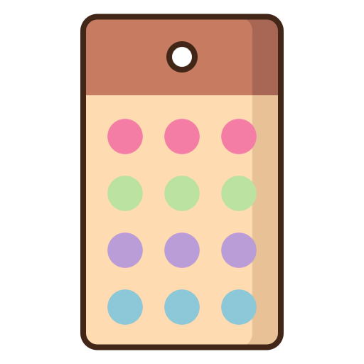 słodycze Flaticons Lineal Color ikona