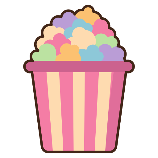 słodycze Flaticons Lineal Color ikona