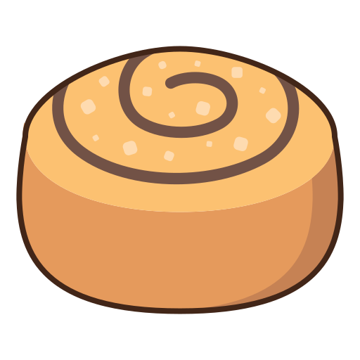 Cinnamon roll Flaticons Lineal Color icon