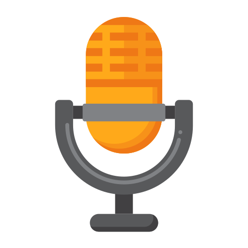 Microphone Flaticons Flat icon