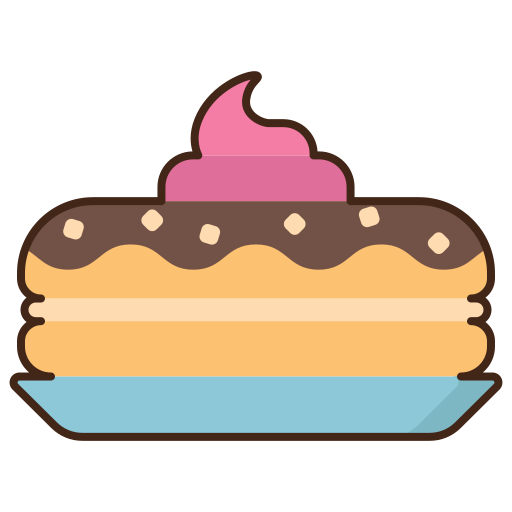 Eclair Flaticons Lineal Color icon