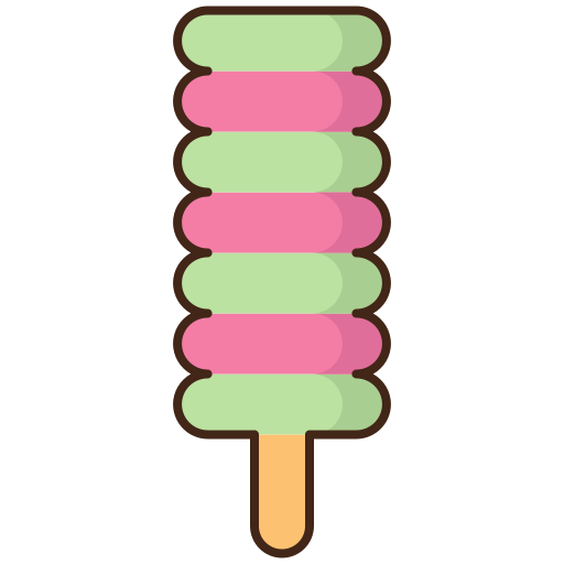 sorvete Flaticons Lineal Color Ícone
