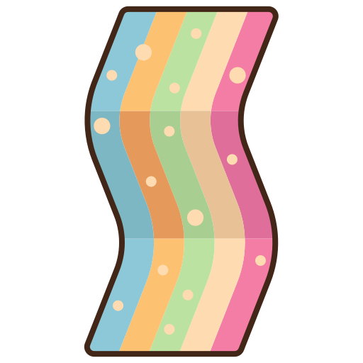 사탕 Flaticons Lineal Color icon