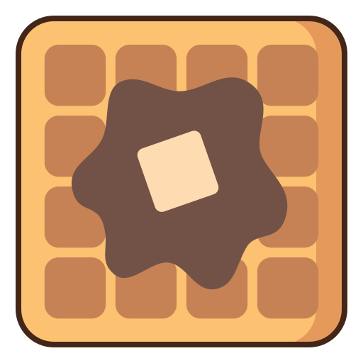 waffle Flaticons Lineal Color Ícone