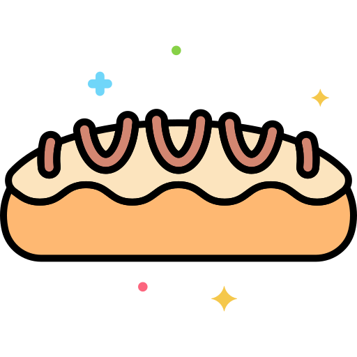 Eclair Flaticons Lineal Color icon