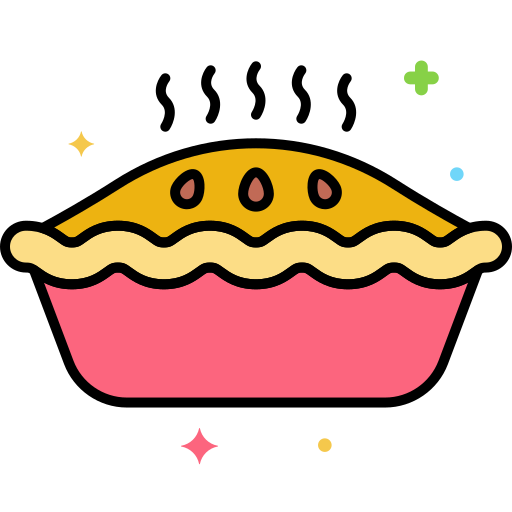 tarta Flaticons Lineal Color icono