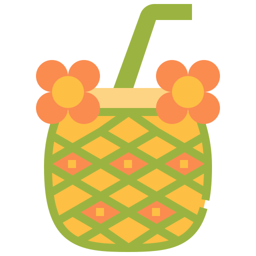 sok ananasowy Linector Flat ikona