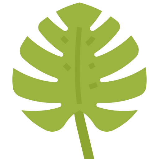 tropische blätter Linector Flat icon