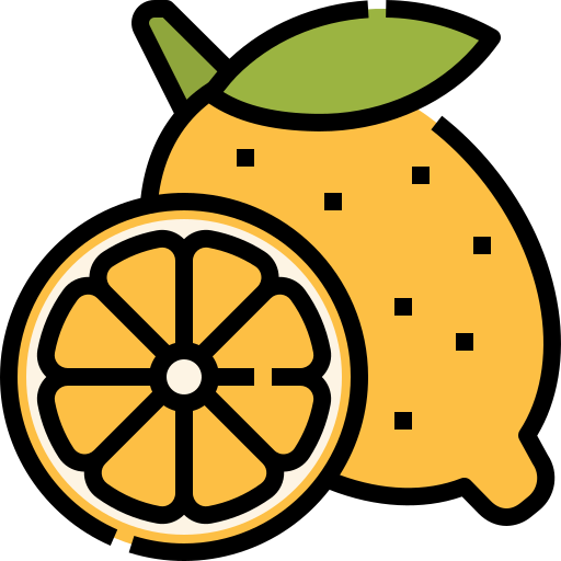 Lemon Linector Lineal Color icon