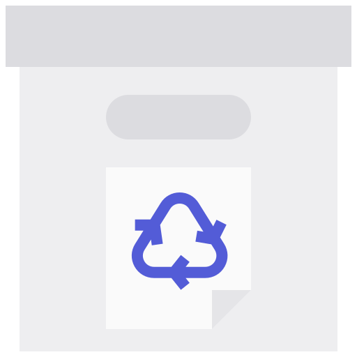 Recycling box Generic Clay icon