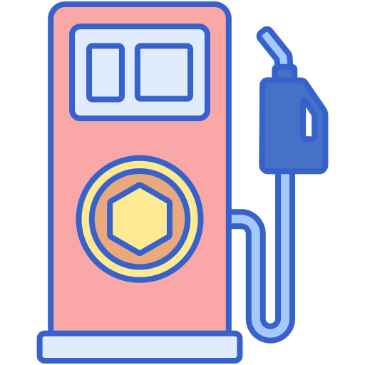 gaskraftstoff Flaticons Lineal Color icon