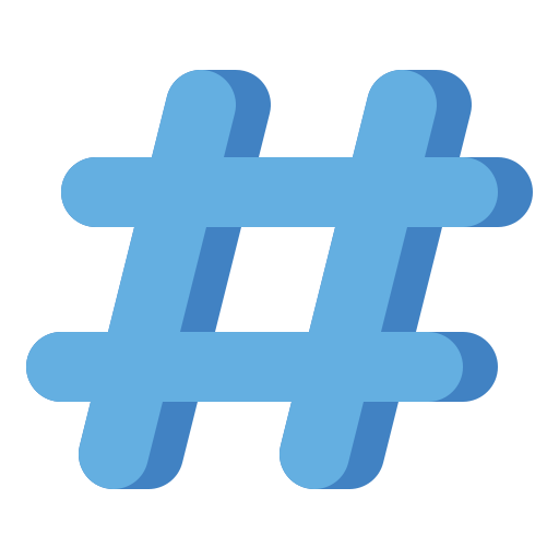 Hashtag Flaticons Flat icon