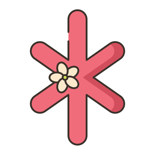 asterisco Flaticons Lineal Color icono