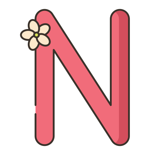Letter n Flaticons Lineal Color icon