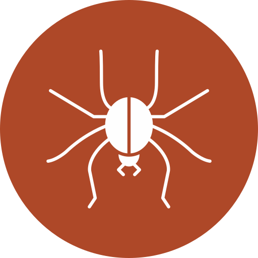 pająk Generic color fill ikona